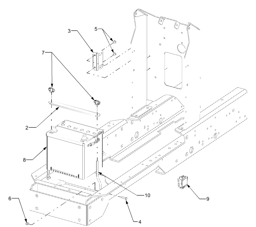 Battery And Electrical Diagram and Parts List for 7304 54AD741100-54AT741100-54BD741100-54BT741100 Cub Cadet Lawn Tractor